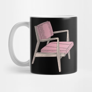 Pink Modern Chair Mug